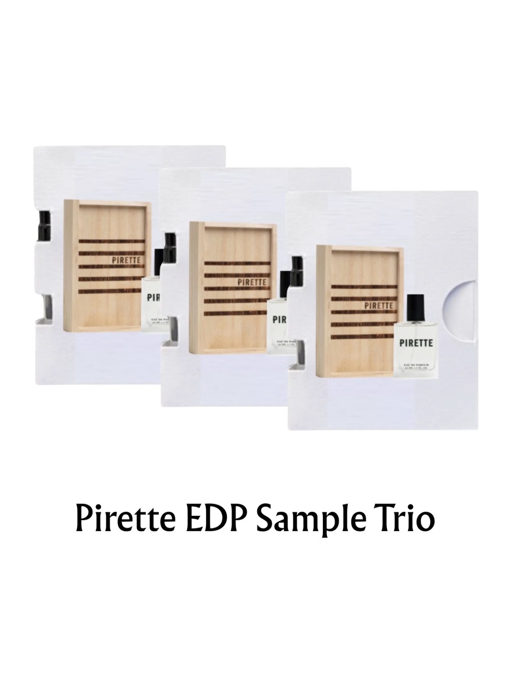 PIRETTE EDP Sample Trio -  NEW ON CARD